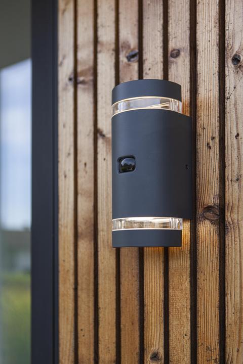 Actual product image Lutec FOCUS WALL 2XGU10 GR PIR 5604014118 (GU10, IP44)