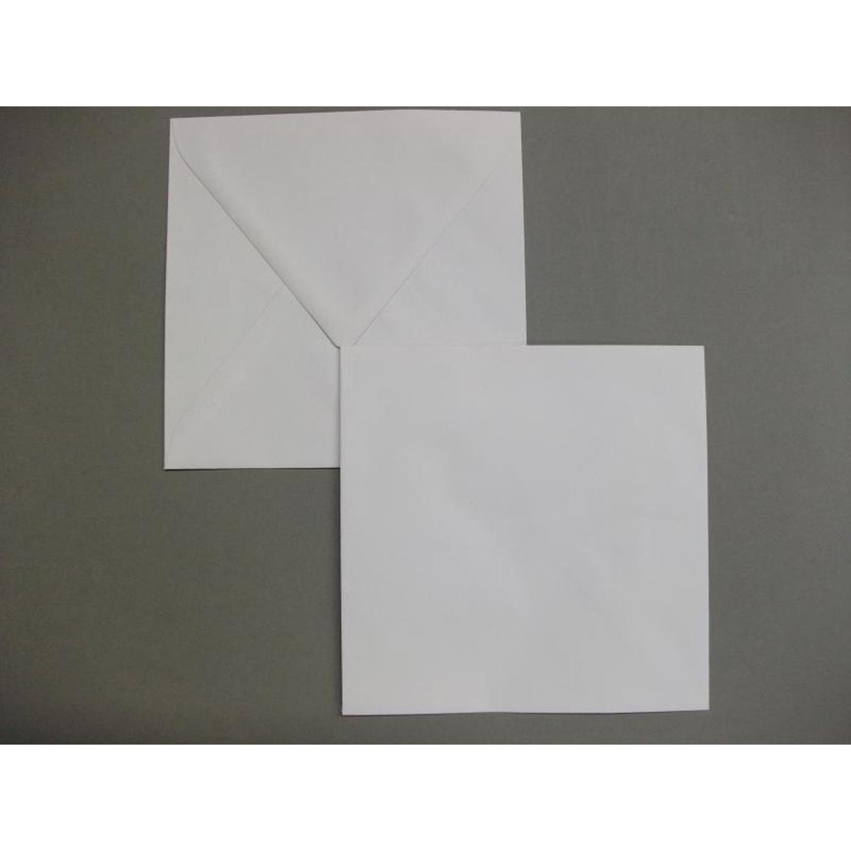 Thumbnail - Blanke, Briefumschlag, Briefumschläge 130x130mm 90g/qm gummiert VE=100 Stück weiss (100 x)