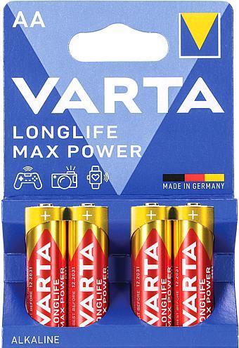 Image du produit Varta LONGLIFE Max Power (4 pcs, AA, 2980 mAh)