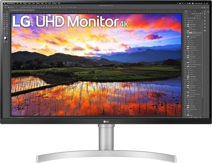 Produktbild LG ECRAN 31,5 BLANC IPS 16:9 UHD 4K 3840X2160 350CD/M 5MS 2XHDMI DISPLAYPORT H (3840 x 2160 Pixel, 31.50")
