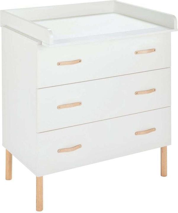 Produktbild Schardt MELODY WHITE Sparset aus Kombi-Kinderbett, Umbauseiten, Wickelkommode (Wickelkommode)