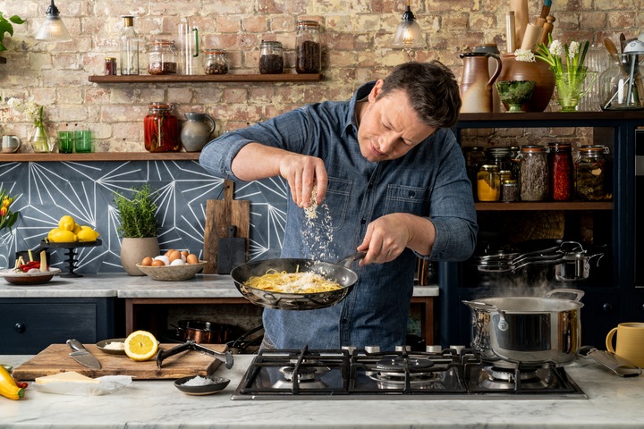 Actual product image Tefal Jamie Oliver Kitchen Essentials braising pan (25 cm, Casserole + Stewpot, Stainless steel)