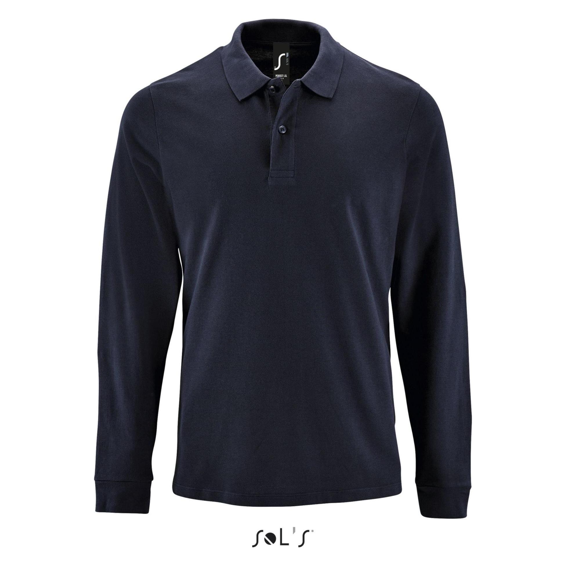 Sol's, Herren, Shirts, Perfect Lsl, Blau, (L)