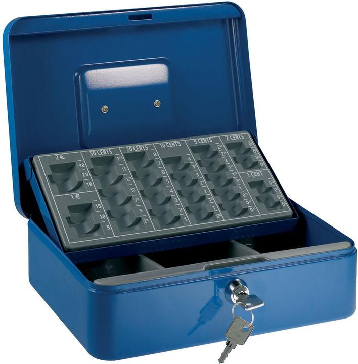 Alco Albert 874 Euro Zählkassette mit Münzeinsatz, 250 x 180 x 90 mm, dunkelblau