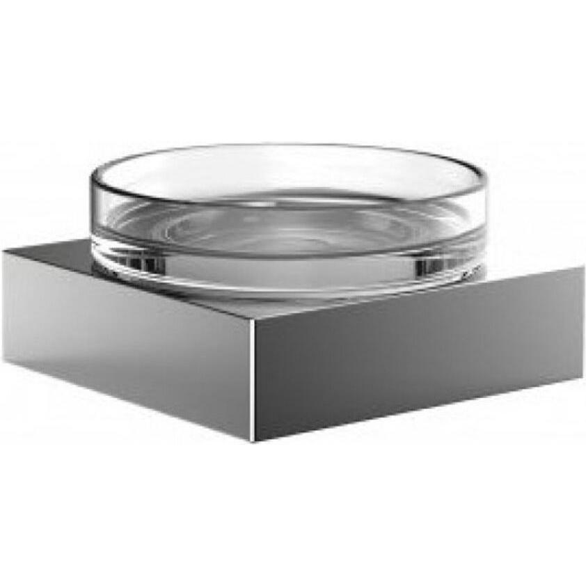 Emco, Seifenspender + Seifenschale, EC Seifenhalter liaison 00101 183000101 Kristallglas klar, chrom chrom Kristallglas ...