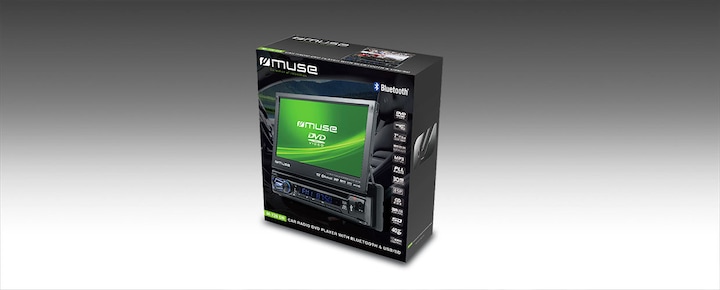 Produktbild Muse Autoradio Mit Dvd-Player, Bluetooth, USB Und Sd