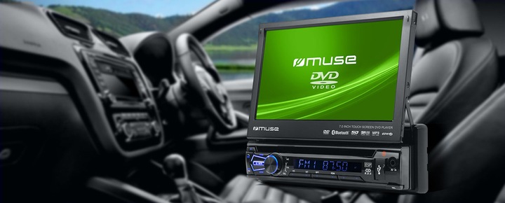 Produktbild Muse Autoradio Mit Dvd-Player, Bluetooth, USB Und Sd