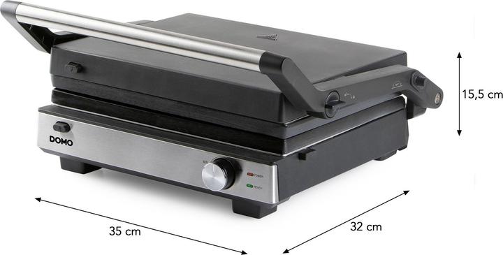 Produktbild Domo MULTIFUNKTIONALER KONTAKTGRILL 2-IN-1 Grill Schwarz