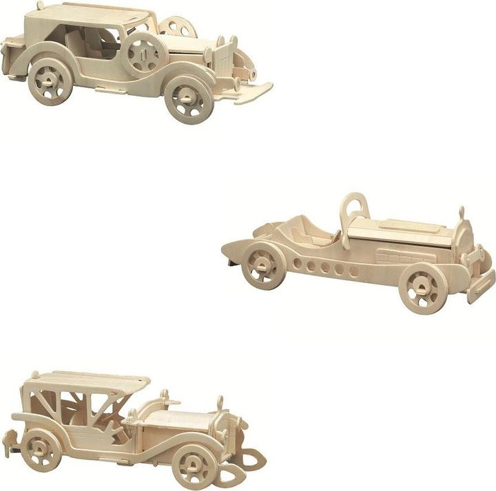 Immagine prodotto Pebaro Kit di costruzione in legno 3 xOldtimer