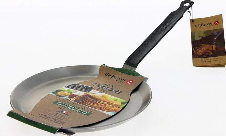 Produktbild de Buyer Carbone Plus Crepes Pfanne Induktion (Crêpe Pfanne, Stahl, 30 x 9.80 cm)