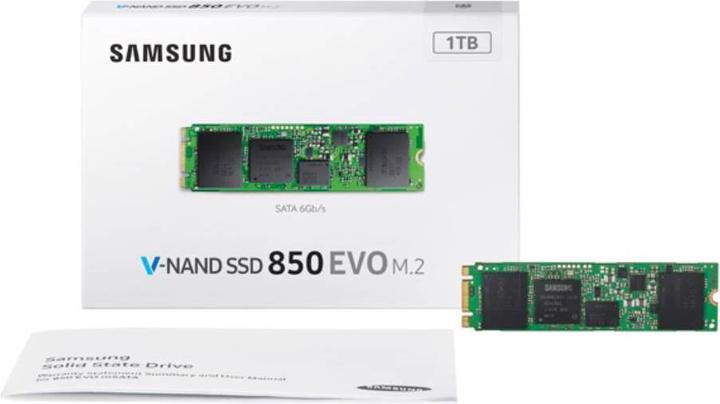 Produktbild Samsung 850 Evo (1000 GB, M.2)