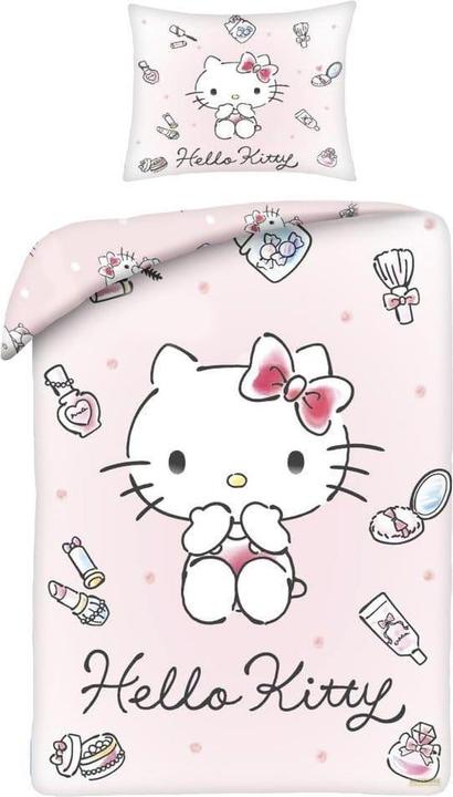 Productafbeelding Halantex Sanrio parure de lit Hello Kitty Ver. 1 140 x 200 cm / 70 x 90 cm (140 x 200 cm, 70 x 90 cm)