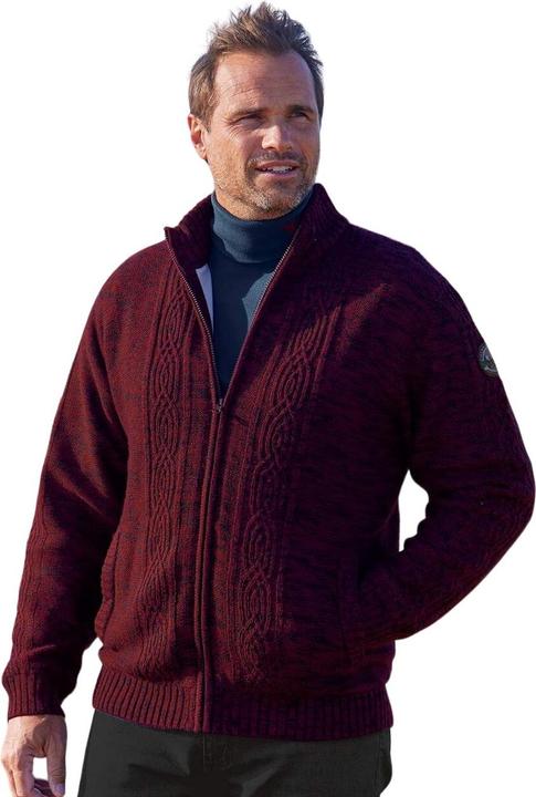 Produktbild Atlas For Men Gestrickte Jacke mit Fleecefutter (L)