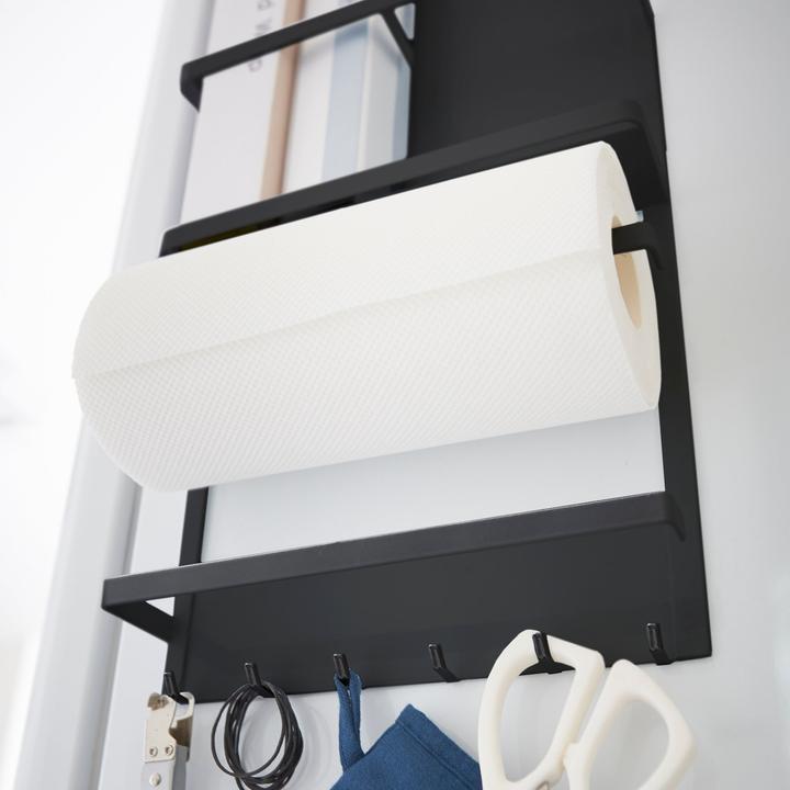 Produktbild Yamazaki Magnetic refrigerator side rack - Tower - black