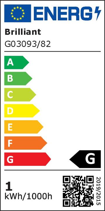 Energie-Label Brilliant LED-Einbauleuchte 10er Set 1.5 (35 lm)