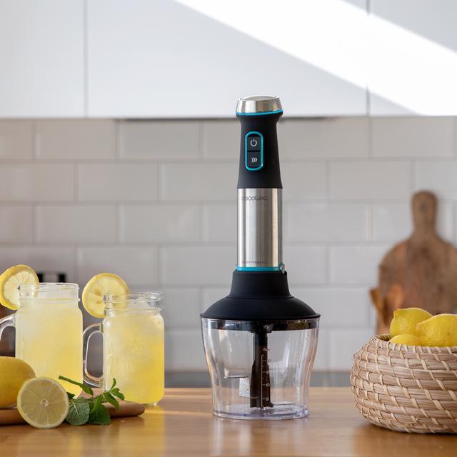 Actual product image Cecotec Mixeur plongeant compatible Power TitanBlack 1200XL Cream & Crush