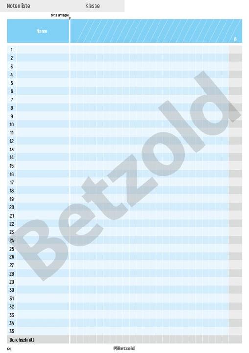 Produktbild Betzold Schulplaner A4 plus (A4, 1 Woche / 2 Seiten)