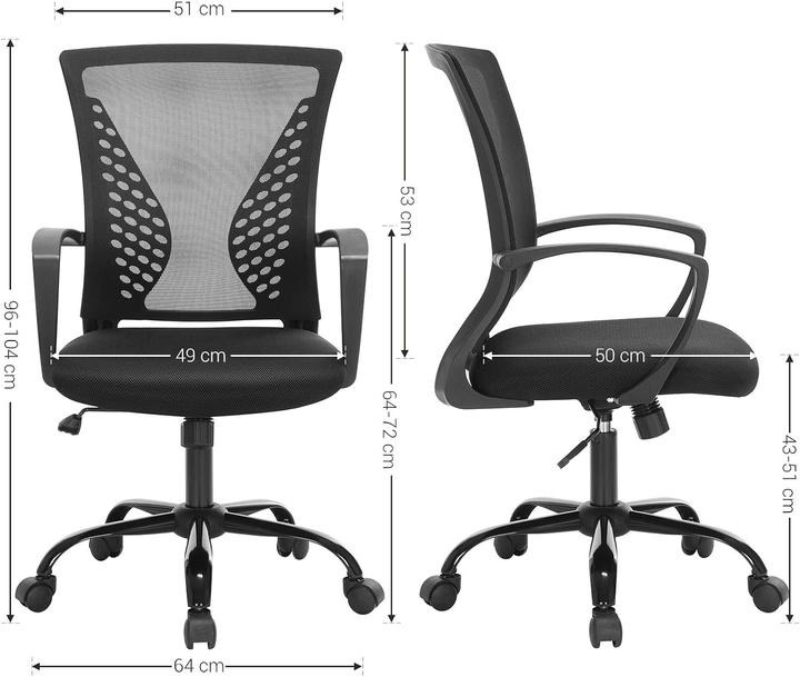 Image du produit Songmics Schreibtischstuhl
