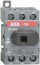 ABB Trennschalter ohne Sicherung 3-polig 16A DIN-S