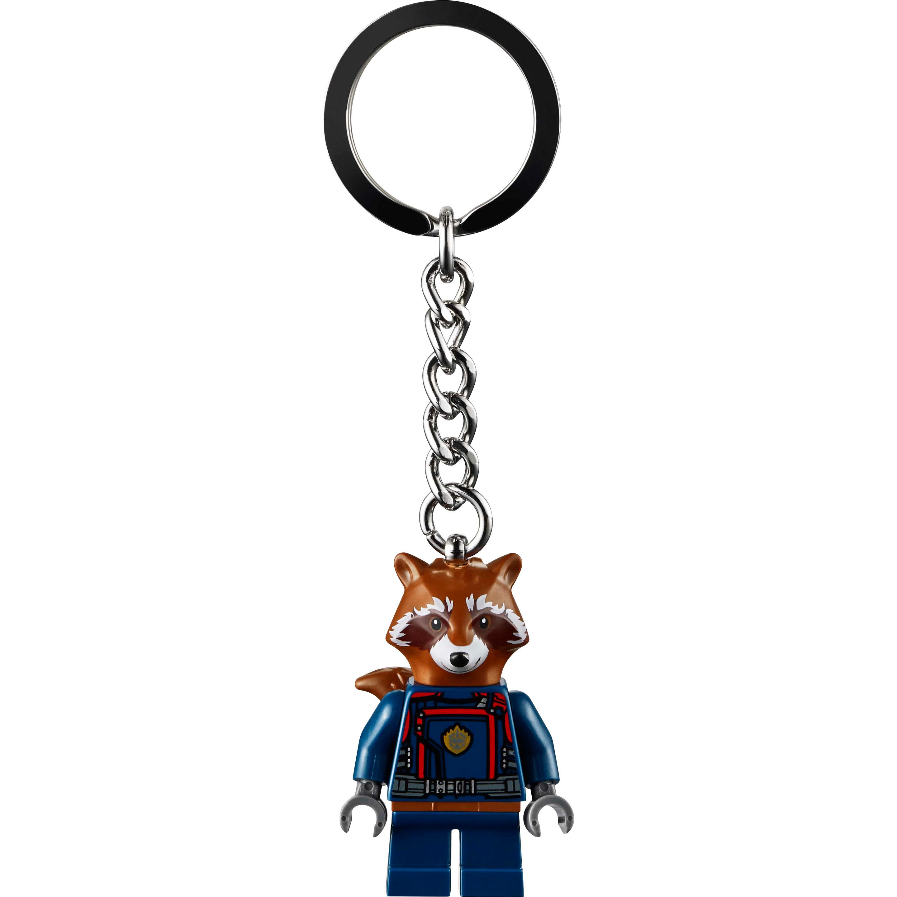 LEGO, Unisex, Portachiavi, Rocket Raccoon Schlüsselanhänger, Multicolore