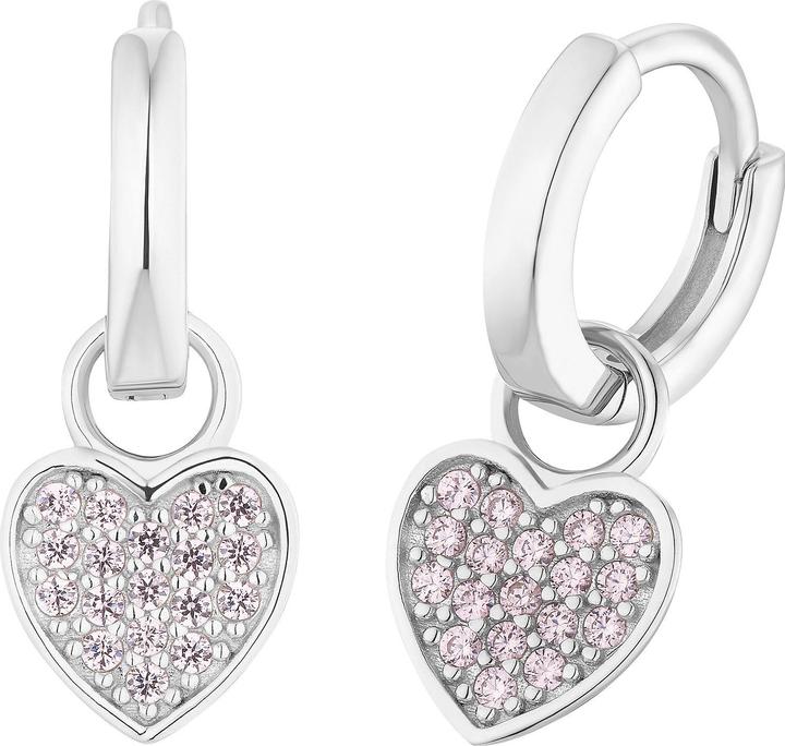 Immagine prodotto S.Oliver Gioielli all'orecchio per ragazze, argento 925, zirconi sintetici. | Cuore (Argento 925)