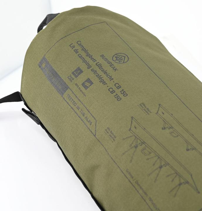 Bushpeak Lit de camping ultra-léger - CB150