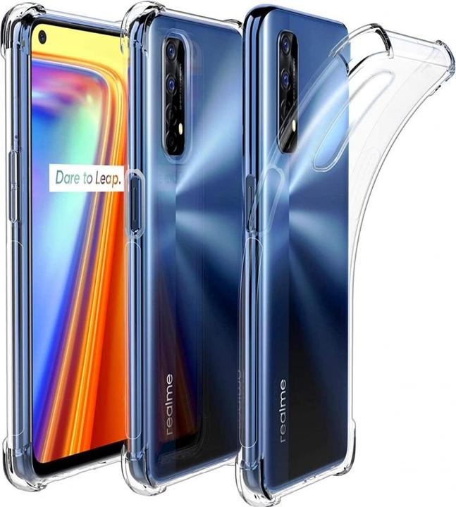 Actual product image Screenguard Realme 7 hull Crystal Soft Airbag Bumper (Realme 7)