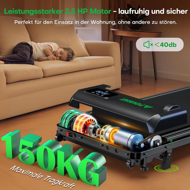 Produktbild Fousae Walking Pad mit Steigung & Stossdämpfung