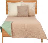 Actual product image Giftdecor Bedspread reversible bed 240x260 natural sea green (240 x 260 cm)