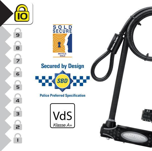 Actual product image Master Lock 8285 LW U-lock (120 cm)