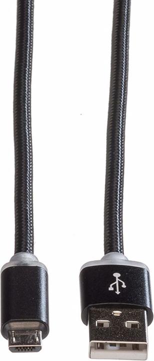 Produktbild Roline USB A - Micro B (1 m, USB 2.0)