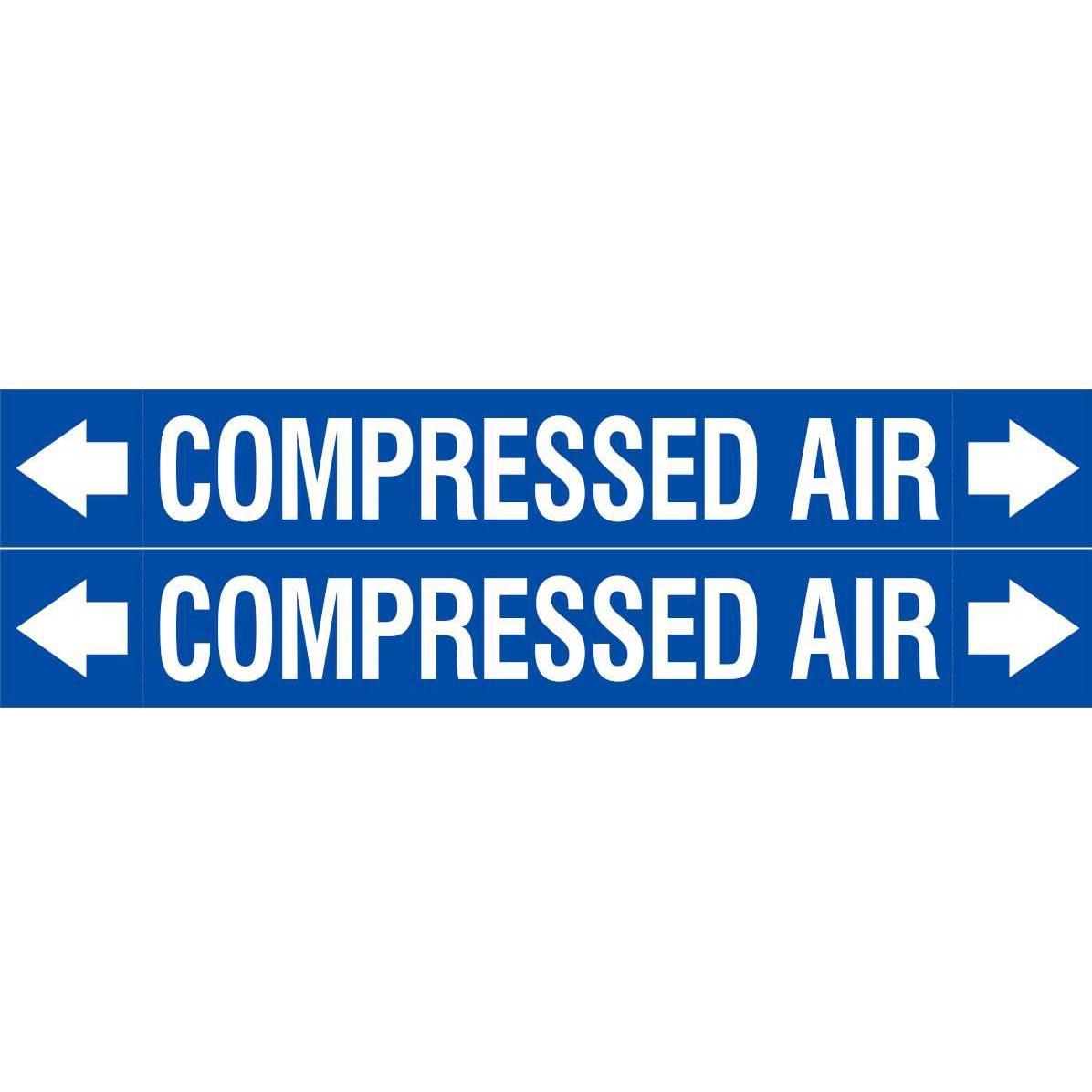 Brady ASME - Rohrmarkierer - Compressed Air (ASMEPM-50X345MM-COMPRESSED AIR)