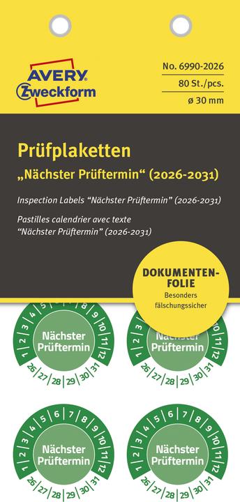 Productafbeelding Avery Test badges