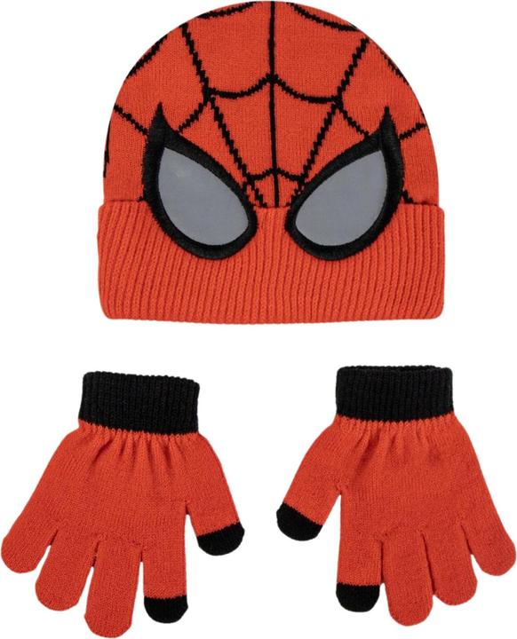 Immagine prodotto Spiderman Spider-Man Mütze Und Handschuhe Rot 2 Stücke