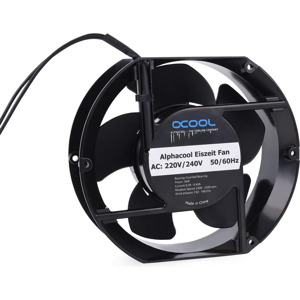 Alphacool Ventilatore dell'Era Glaciale (40 mm, 1 x), Ventola PC, Nero