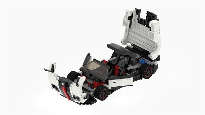 Produktbild Rastar 1:16 auto Pagani Zonda Cinque Bricks, 98200