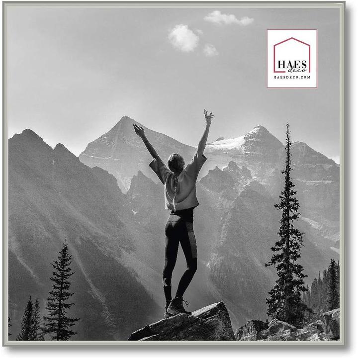 Produktbild Haes Deco Deco Kunststoff-Fotorahmen 50x50 cm EF18S Easy Frame Silber (50 x 50 cm)