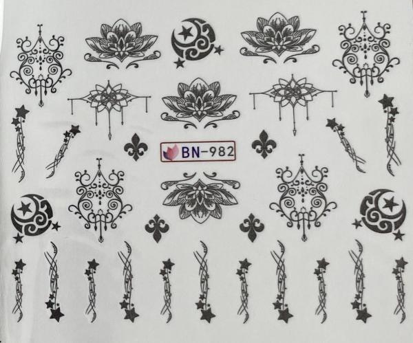 Produktbild Nagellack24 Nail Art Sticker Wassertransfer 982