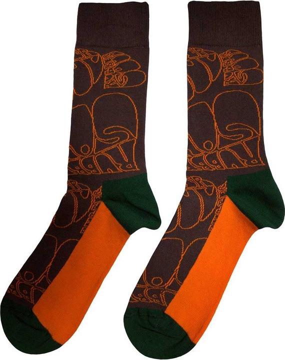 Produktbild The Beatles Rubber Soul Text Outlines Repeat Socken (40.5 - 45.5)