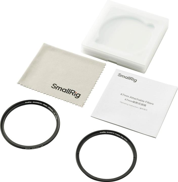Actual product image SmallRig Attachable 1/4 black nebula filter (67mm)