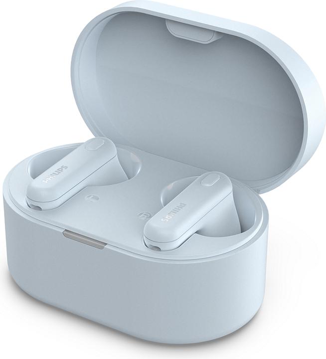Actual product image Philips TAT1108BL headphones/headset Wireless In-ear Calls/Music Bluetooth Blue (No noise cancellation, 5 h, Wireless)