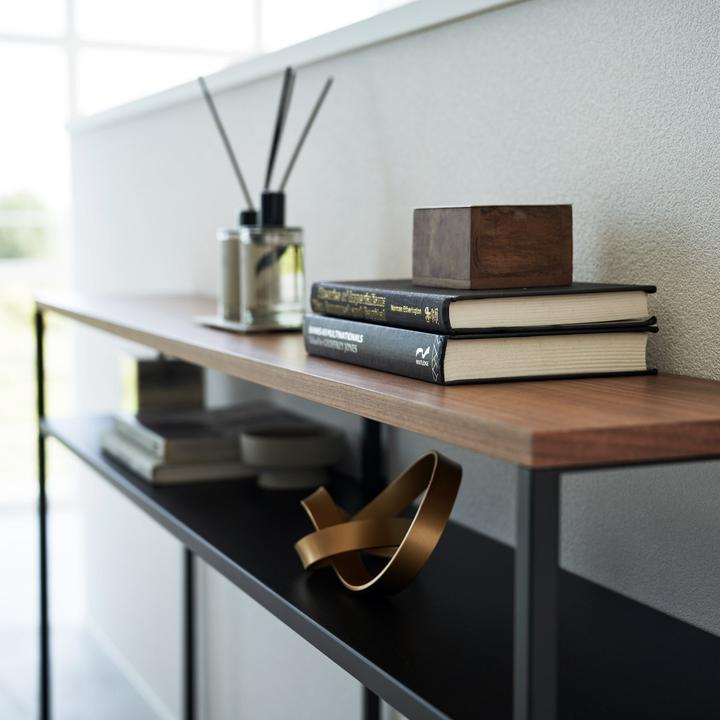 Produktbild Yamazaki Konsolentisch mit Regal TOWER (126 x 20.5 x 65 cm)