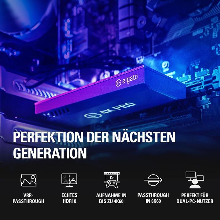 Produktbild Elgato Game Capture 4K Pro (Xbox Series X, PS5, Switch, PC, Mac)