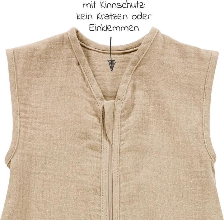 Produktbild Alvi Schlafsäcke Sommer-Schlafsack mit Füssen Musselin / Sleep-Overall (90 cm, 0.5 TOG, Sommer)