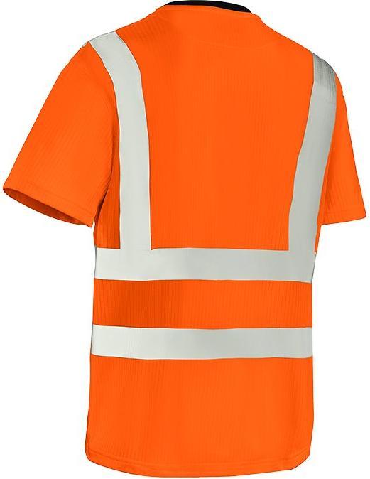 Actual product image Texxor unisex high visibility shirt HOOGE orange size L (L)