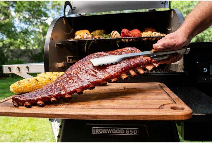 Actual product image Traeger BBQ grill tongs