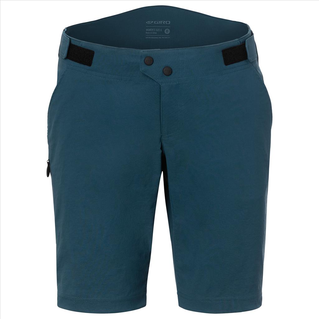Giro, Damen, Velohosen, W Ride Short (XXS), Blau, XXS