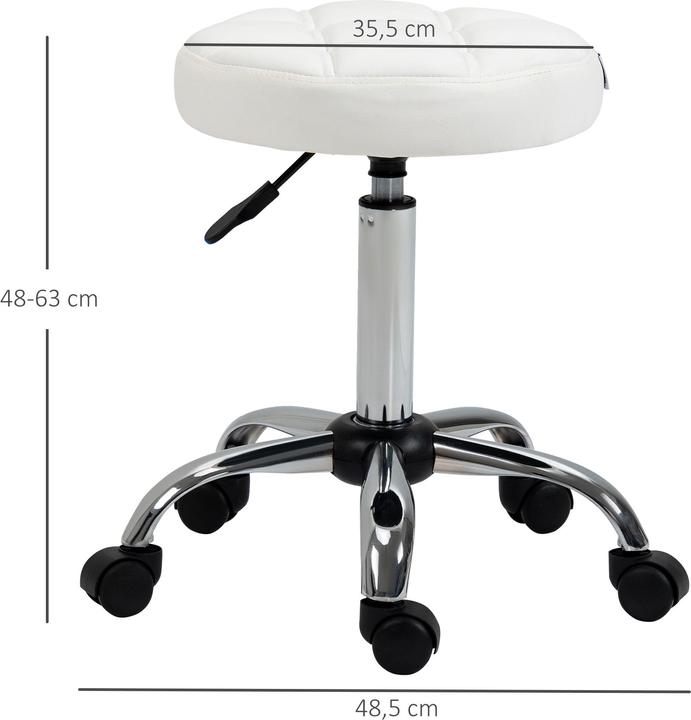 Actual product image Homcom Roller stool set of 2