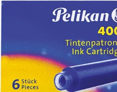 Actual product image Pelikan 4001 Tp/6 (Blue, 6 pcs.)