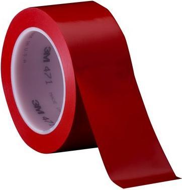 Actual product image 3M PVC adhesive tape47red (50.80 mm)